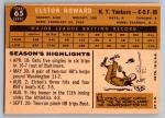 1960 Topps Elston Howard Yankees Card