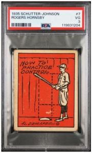 1935 Rogers Hornsby HOF Baseball Card PSA 3