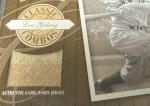 2001 Donruss Classic Lou Gehrig Bat and Jersey