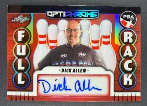 2025 Leaf Eclectic PBA Dick Allen Red Refractor Auto