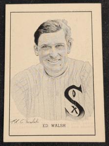 Ed Walsh 1950 Callahan HOF Card
