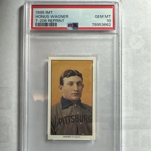 1995 Honus Wagner T206 Reprint Card