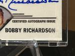 2003 Topps Bobby Richardson Yankees Signature Card