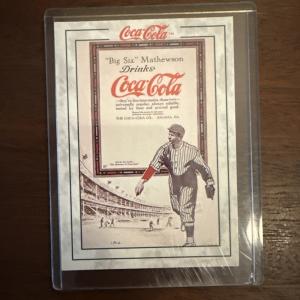 1994 Coca-Cola Christy Mathewson Tuff Stuff Card