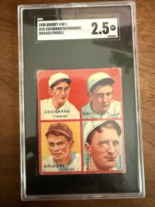 1935 Goudey 4-in-1 Charlie Gehringer & Friends