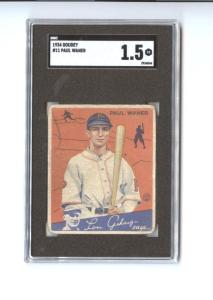 1934 Goudey Paul Waner Pirates Baseball Card