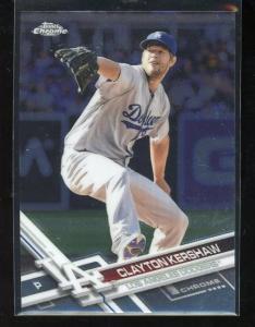 2017 Topps Chrome Clayton Kershaw Prism Refractor