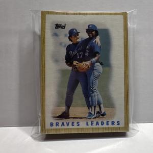 1987 Topps Atlanta Braves Complete Team Set