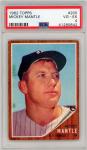 1962 Topps Mickey Mantle #200 Card PSA 4