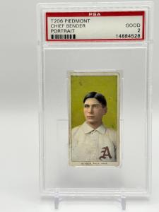 1909 T206 Piedmont Chief Bender Baseball Card