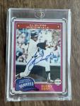 2016 Topps Archives Bucky Dent Yankees Auto Card
