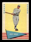 1961 Fleer Zack Wheat Dodgers Card #86