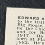 Ed Walsh 1950 Callahan HOF Card