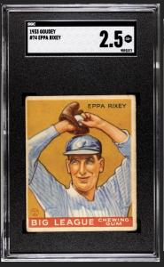 1933 Goudey Eppa Rixey HOF Card #74