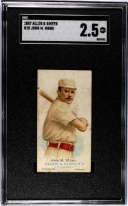 1887 Allen & Ginter John M. Ward Card