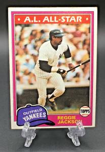 1981 Topps Reggie Jackson #400 Yankees Hall of Fame