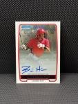 2012 Bowman Chrome Billy Hamilton Auto Card