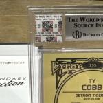 Ty Cobb Autographed Smoking Jacket Patch Card