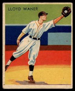 1934-36 Diamond Stars Lloyd Waner Pittsburgh Pirates Card