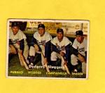 1957 Topps Dodgers Sluggers #400 Duke & Roy