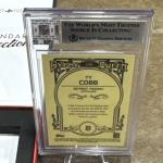 Ty Cobb Autographed Smoking Jacket Patch Card