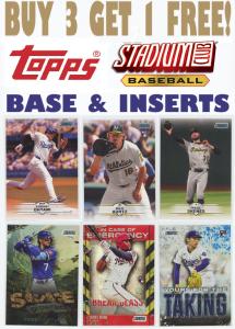 2025 Topps Stadium Club Baseball Cards - Buy 3 Get 1