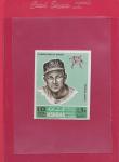 Stan Musial 1969 Ajman Stamps #10DH Authentic