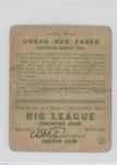 1933 Goudey Red Faber HOF Baseball Card