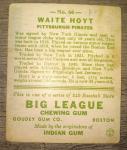 1933 Waite Hoyt Goudey Baseball Card #60
