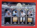 Reggie Jackson BAT CARD #d1/4 Goose Gossage JERSEY Dave Winfield RANDOLPH Leaf