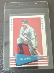 1961 FLEER # 31 LOU GEHRIG YANKEES FR-GD BACK DAMAGE 476118 (KYCARDS)