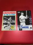 1976 Topps - #341 Lou Gehrig and 2021 Upper Deck - #139 Lou Gehrig