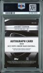 2025 TOPPS CHROME BLACK AUTOS GREEN REFRACTOR JOHNNY DAMON 60/99 PSA 9 AUTO 10