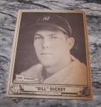 1940 Playball Bill Dickey Card-Back Damage
