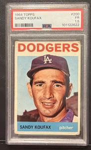 SANDY KOUFAX 1964 TOPPS PSA 1.5 Dodgers 