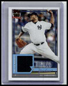 2026 Topps Series 1 Baseball  #91R-CS CC Sabathia Player Worn Patch
