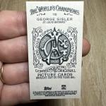 2025 Topps Allen & Ginter - George Sisler #170 Mini A&G Back