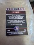 2010 TOPPS LOGOMAN HTA #HTA-45 CY YOUNG CLEVELAND NAPS
