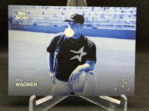 Billy Wagner 2025 Topps Black & White Blue Parallel /50 SP #099 Houston Astros