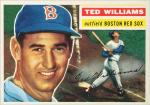 1956 Topps #5 Ted Williams Boston Red Sox Baseball Card REPRODUCTION NEW