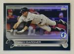 Brett Gardner BLACK /25 - 2022 Topps Series 1 - 1st Edition New York Yankees #49