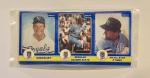 George Brett KC Royals 1984 STAR Co. MLB Baseball Uncut Panel 24 Card Sealed Set