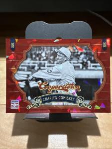2012 Charles Comiskey - Panini Cooperstown Red Ice /399 #21 Cardinals 