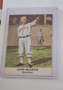 1961 Golden Press John McGraw Sports Card