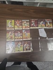 12 Card 1961 Golden Press Lot, Sisler  Hornsby, Cronin, Greenberg, Lefty Grove
