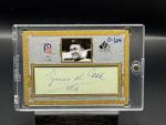 Ty Cobb 2001 Upper Deck SP Legendary Cut Auto 01/24 Full Name Tigers