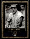 2001 SP Legendary Cuts #2 Jimmie Foxx Card Philadelphia Athletics