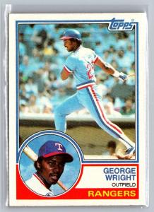 1983 Topps George Wright Baseball Card #299