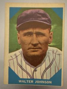 1960 Fleer Walter Johnson Washington Senators Card #6
