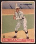 1933 Goudey Al Simmons White Sox HOF Card #35 - Poor Condition